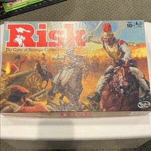 Hasbro Risk Board Game – Red, Brown Artwork